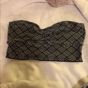 PINK bandeau/ Crop Top